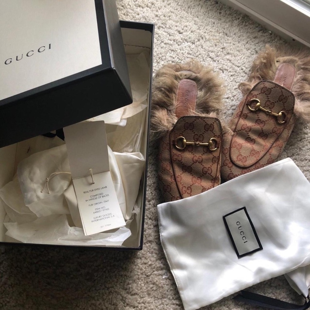 Gucci Princeton Canvas Loafers